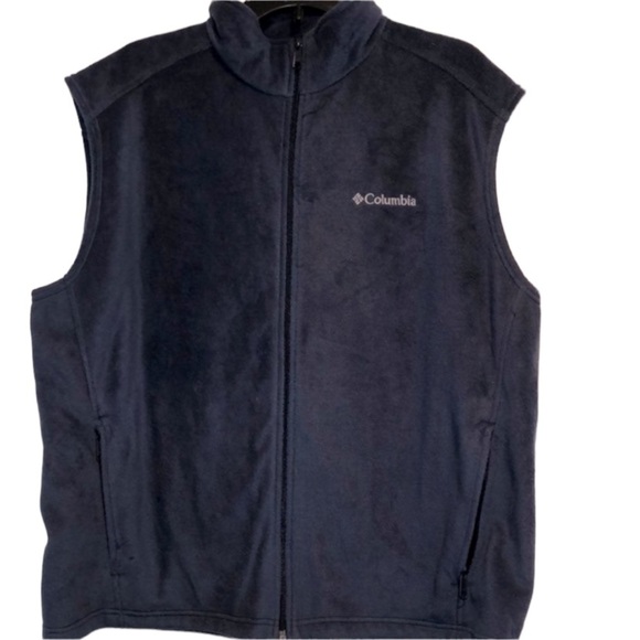 Columbia mens dark blue fleece vest size XLarge - Picture 1 of 10